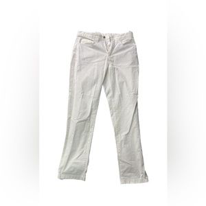 Zara White Canvas Pants